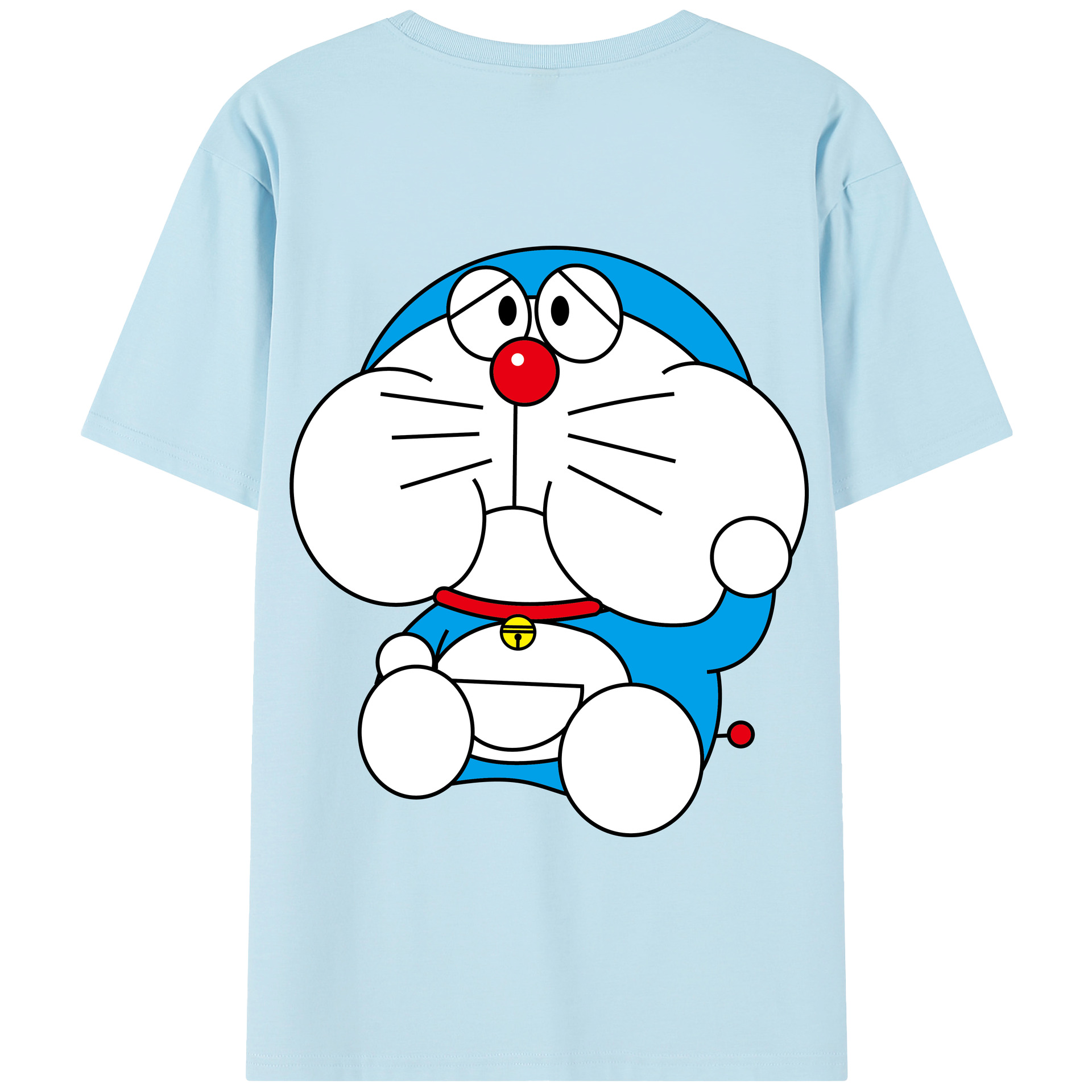 （画像用） ドラえもん Doraemon 綿100％半袖Tシャツ（背面プリント）